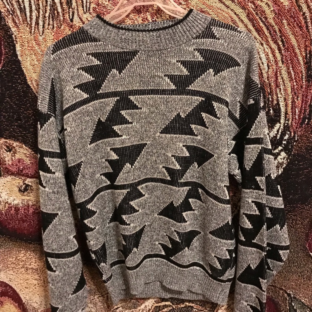 Geometric vintage sweater